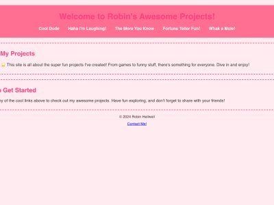 Robin's Awesome Projects!